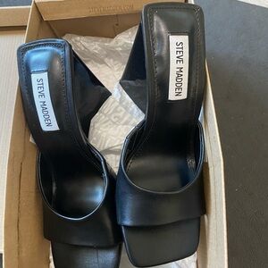 Steve Madden Sleek Black Women's Heels